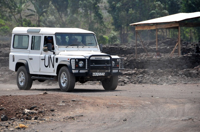 United Nations humanitarian car