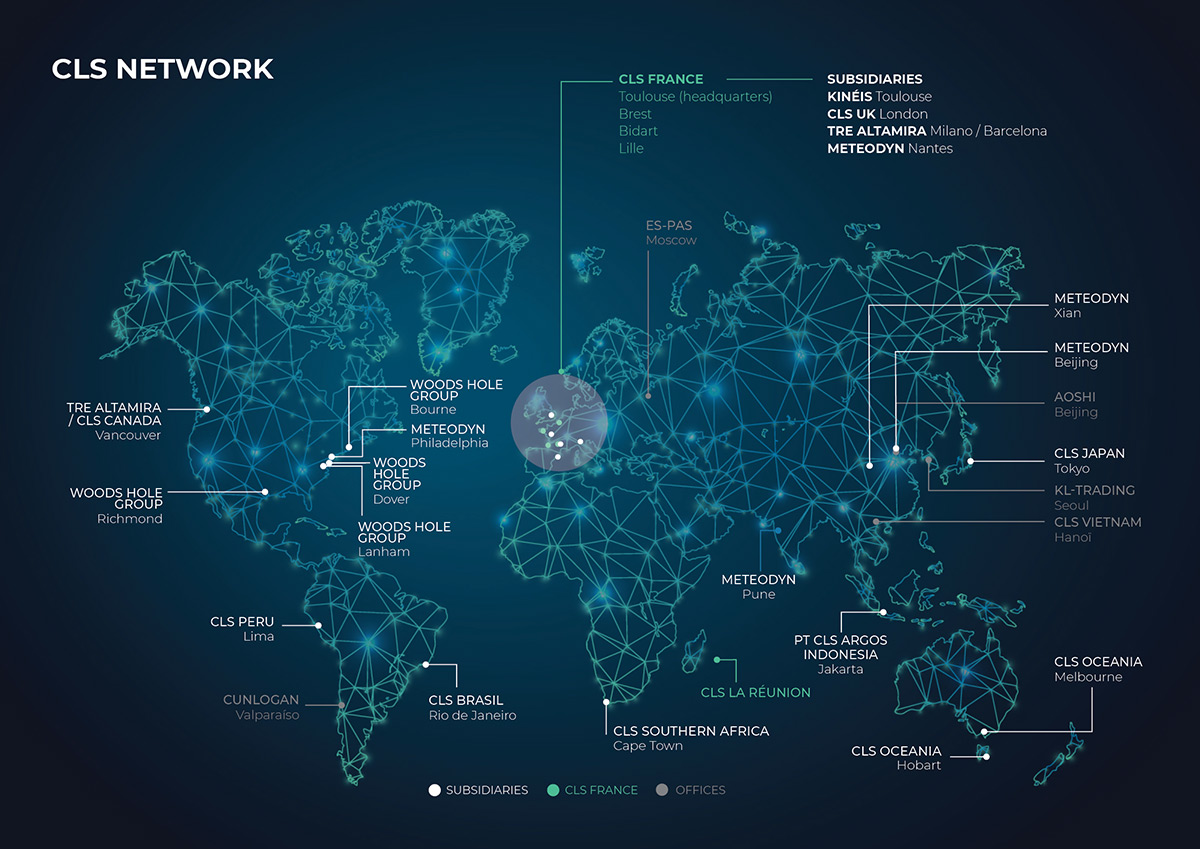 CLS worldwide network